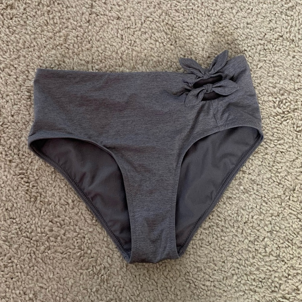 Athleta swim bottom with Cute Bow Cut Out